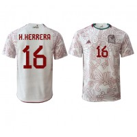 Mexico Hector Herrera #16 Fotballklær Bortedrakt VM 2022 Kortermet
